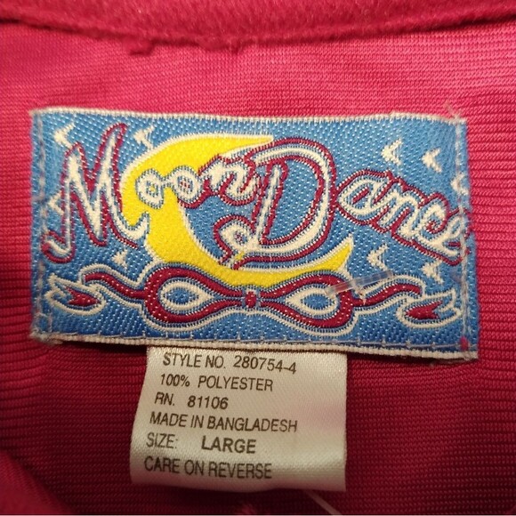 NWT Vintage 80's Moon Dance Ruffle Housecoat Nightgown Robe Size Large - Picture 6 of 8